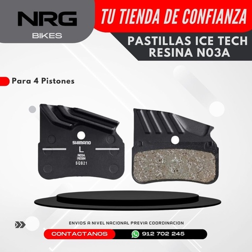PASTILLAS ICE TECH RESINA N03A