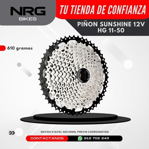 PIÑON SUNSHINE 12V HG 11-50 