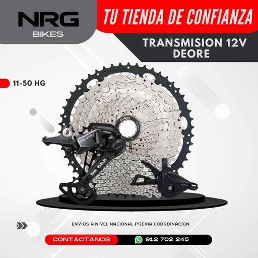 TRANSMISIÓN 12V DEORE